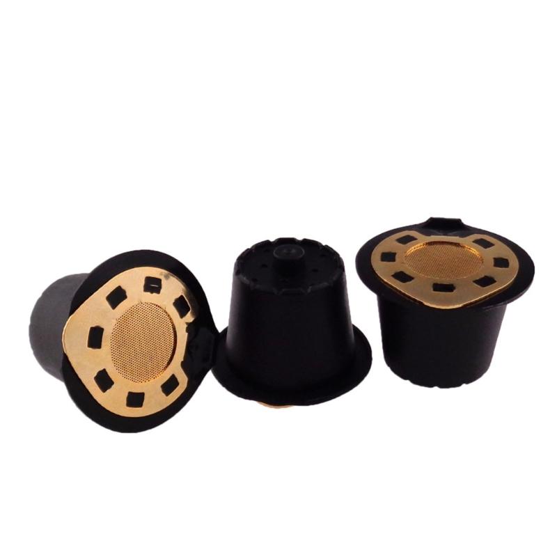 4pcs Reusable Coffee Pods with Stainless Steel Lid Coffee Machine Brewing Tool Practical Espresso Maker Accessories