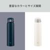 ZOJIRUSHI Water Bottle Direct Drinking [One Touch Open] Stainless Steel Mug 600ml Navy SM-SF60-AD