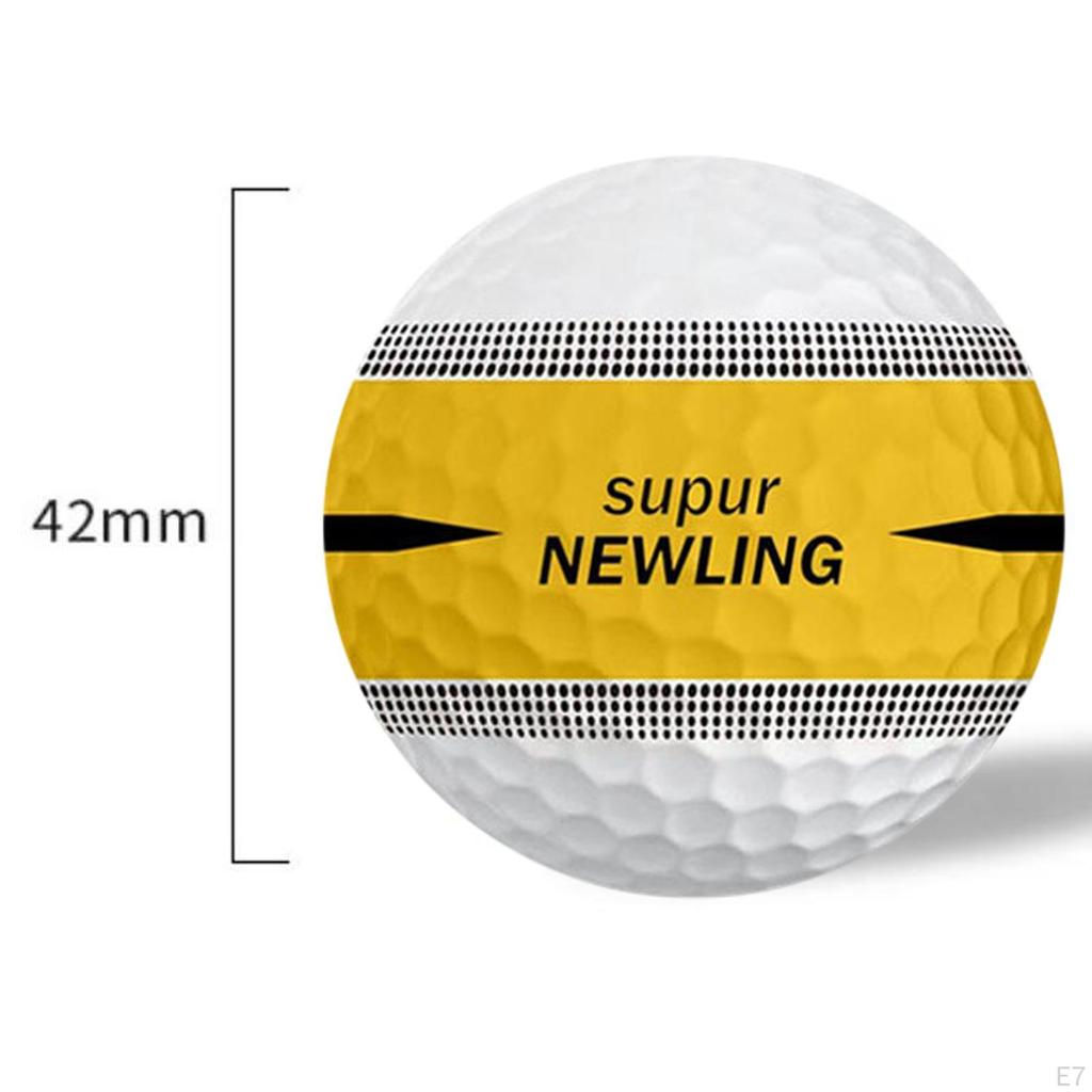 Golf Ball 3 Layer Competition Game 1.65'' Practice Training for Yard Play