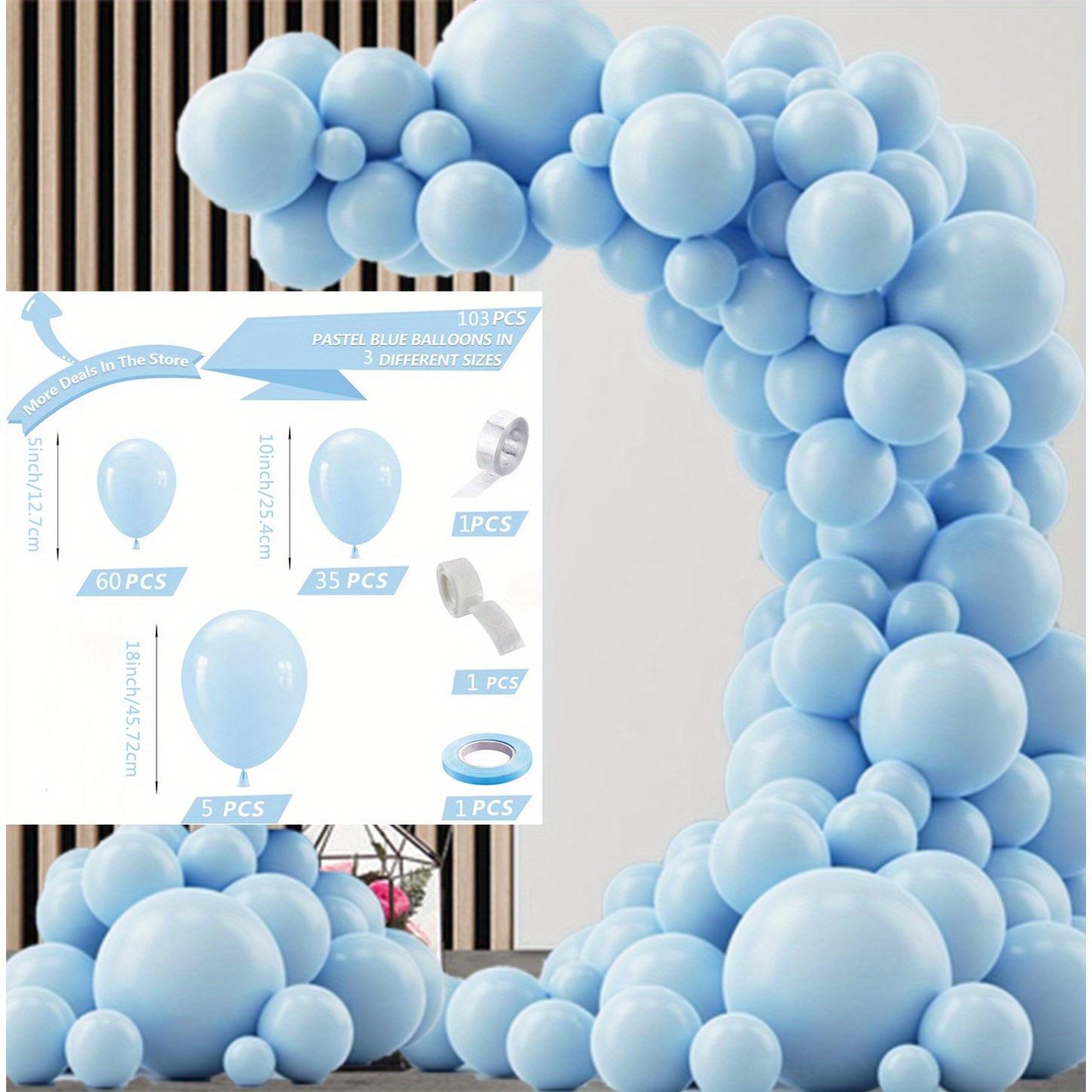 

The Garland Set Consists of 103 Matte Light Blue Latex Balloons, Suitable for Engagement, Valentine s Day, Birthday Decorations Other