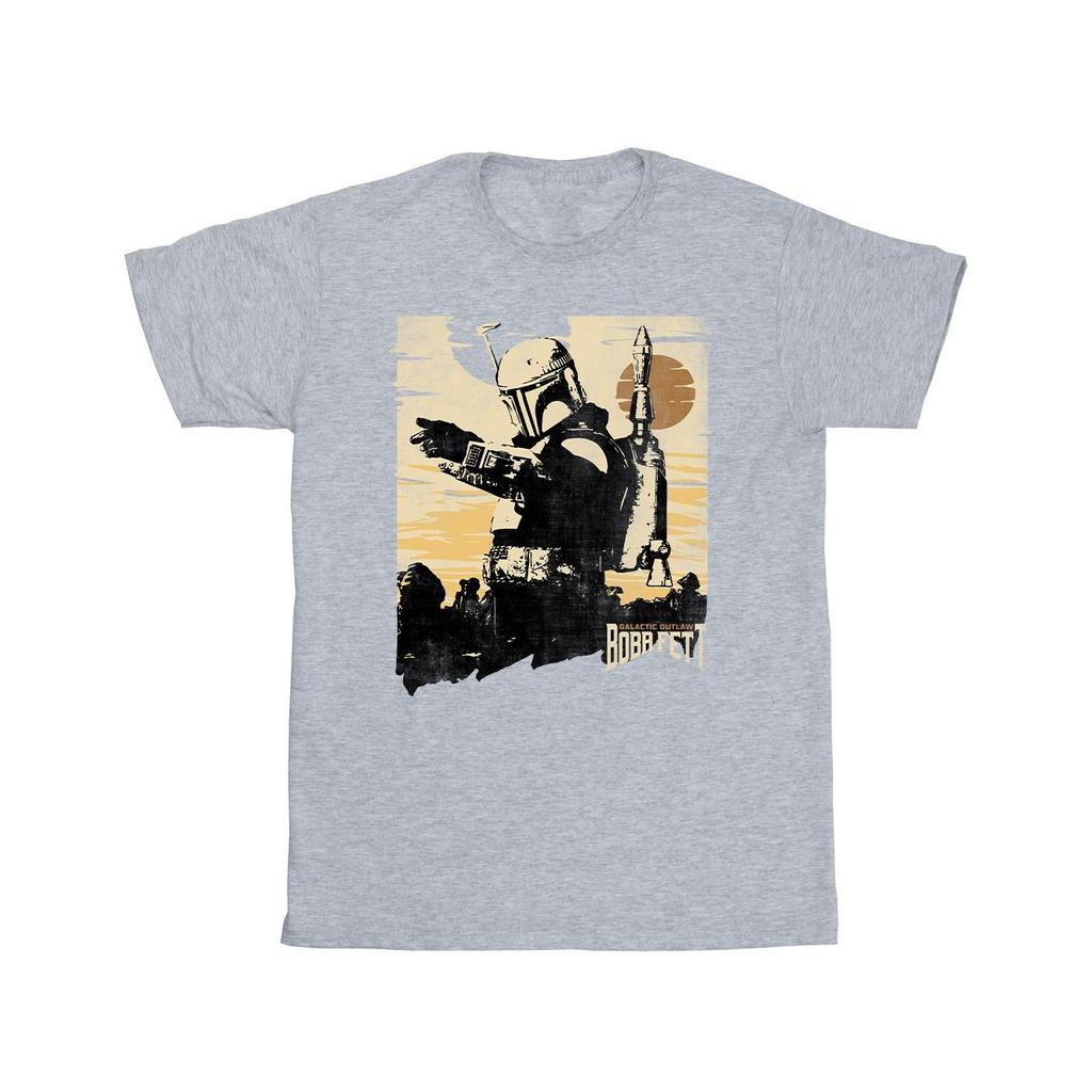 STAR WARS Mens The Book Of Boba Fett Points T-Shirt
