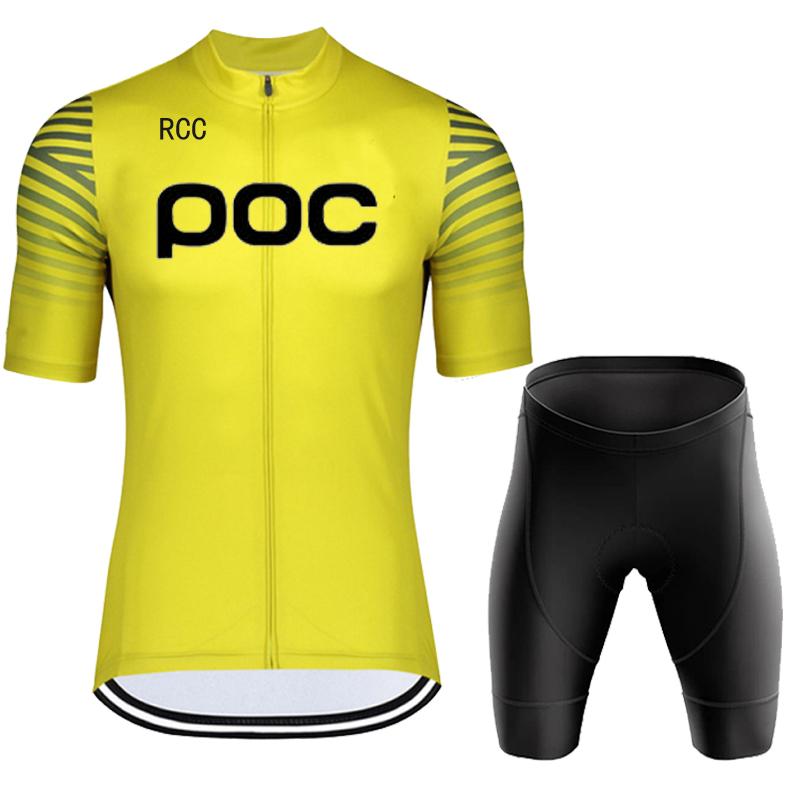 Rcc Poc Cycling Jersey Set Zomer Heren Fietskleding Mountainbike Kleding Mtb Fiets Rijkleding Fietspak 2026
