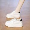 Thick-soled heightening soft leather little white shoes women's new summer breathable board shoes versatile casual sports shoes