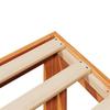 Solid Wood Bed Frame without Mattress Wax Brown 80x200 cm Pine Wood