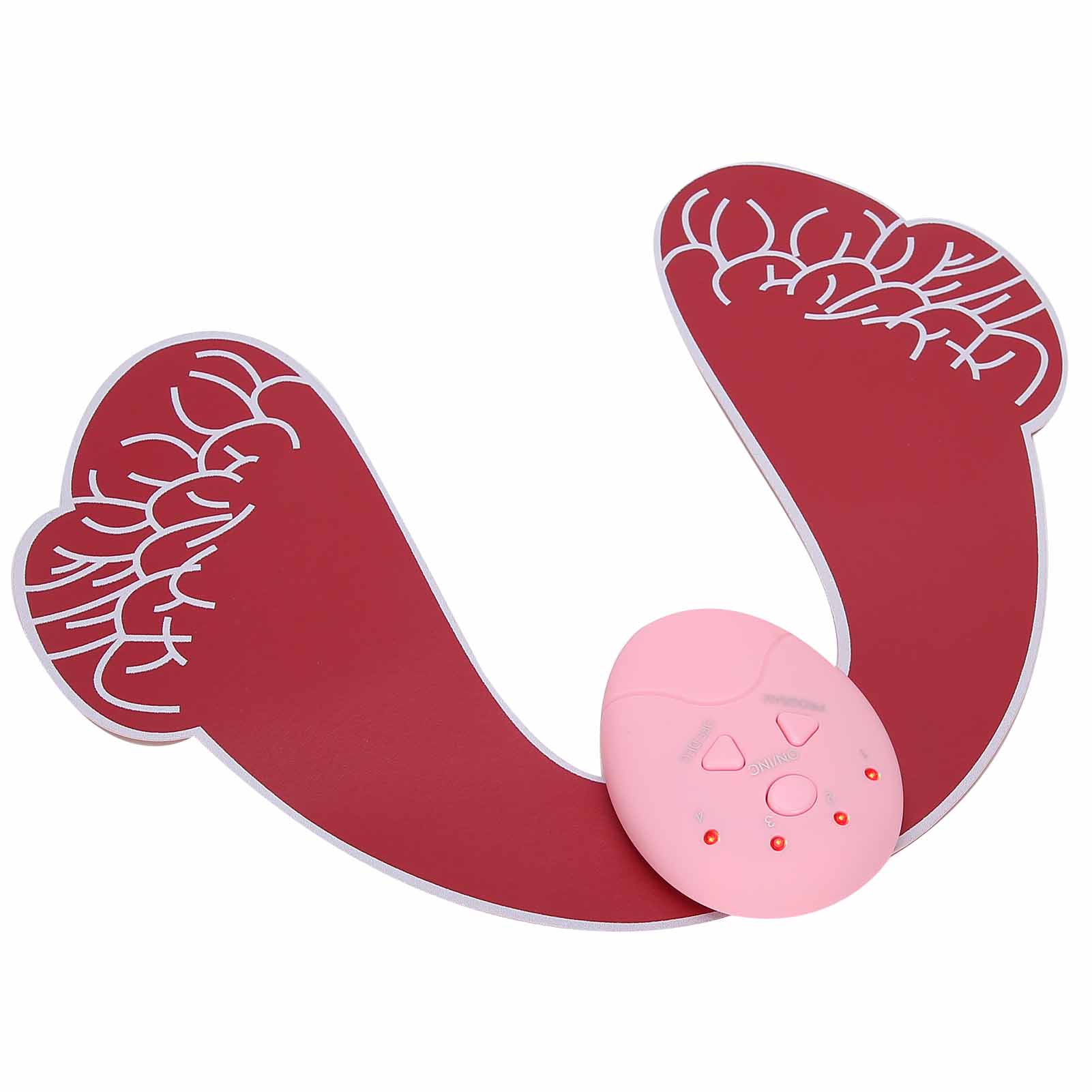 Электронный тренажер для бедер Умный тонизатор мышц ягодиц Тренажер-стимулятор для бедер и ягодиц Красный)