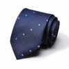 Tie Tie Polyester Silk Tie 8Cm Business Men'S Dress Wedding Studio Tie