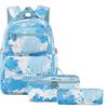 Lishen Tecknad Print 3-delat Ryggsäckset