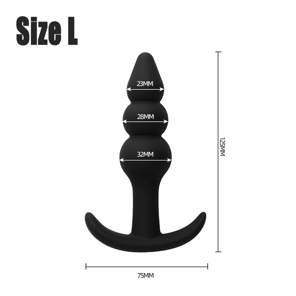 Silicone Dildo Anal Plugs Butt Plug Stopper Dilator Prostate Massager Vaginal Stimulator Adult Sex Toys for Men/Women Trainer