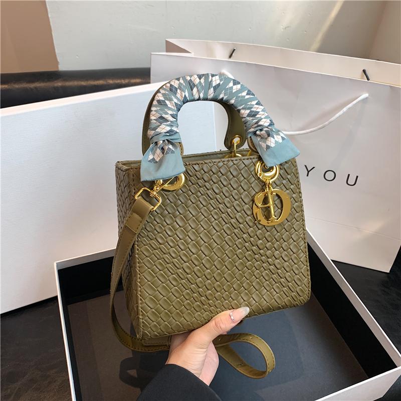 HandbagWomen Marke Luxus Totes Hohe Qualität Mode Klassische Gesteppte Quadratische Griff Tasche Frauen Umhängetaschen Schulter Taschen