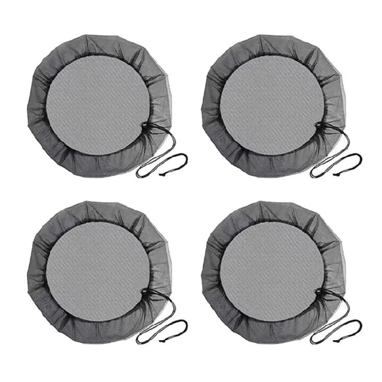 4 шт. Сетчатый чехол для дождевого ведра со шнурком Сетчатый экран для ведра с водой Замена сетки для ведра для сбора воды 60CM