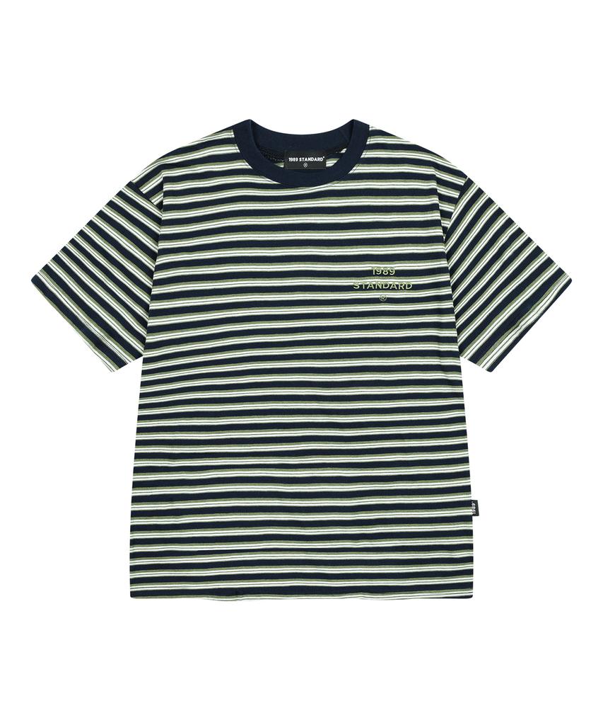 1989STANDARD Mix Stripe Oversized Short Sleeve (Jtosts-0003)