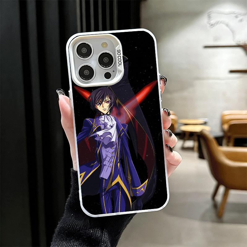 Code Geass Anime Shockproof Phone Case for iPhone 17 Air 16 16E 15 Pro Max 14 Plus 13 Mini 12 Back Cover Anti Fall Fundas