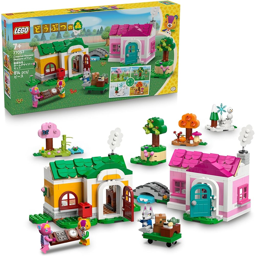LEGO Animal Crossing Home Designer Set 77057 Building Blocks Toy for Kids Age 7-9