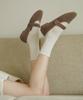 Chaakan Seren Fur-Lined Mary Jane Flats Wtacr4G3711