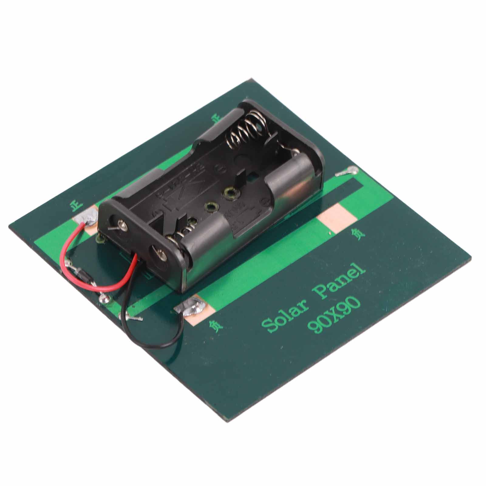 

Solar Panel Charger Cell Charging Board 1W DC4V for 2xAA 1.2V Batteries Power Supply