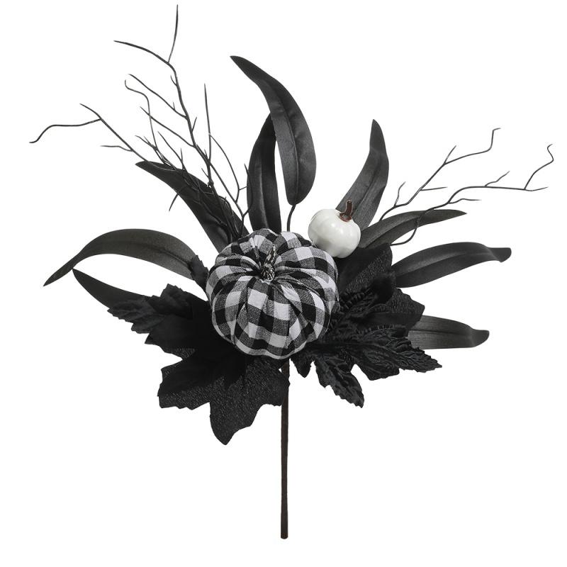 1Pcs Pumpkin Branches Halloween Maple Leaf Decor Home DIY Crafts Harvest Autumn Decoration Artificial Maple Leaf Navidad Decor