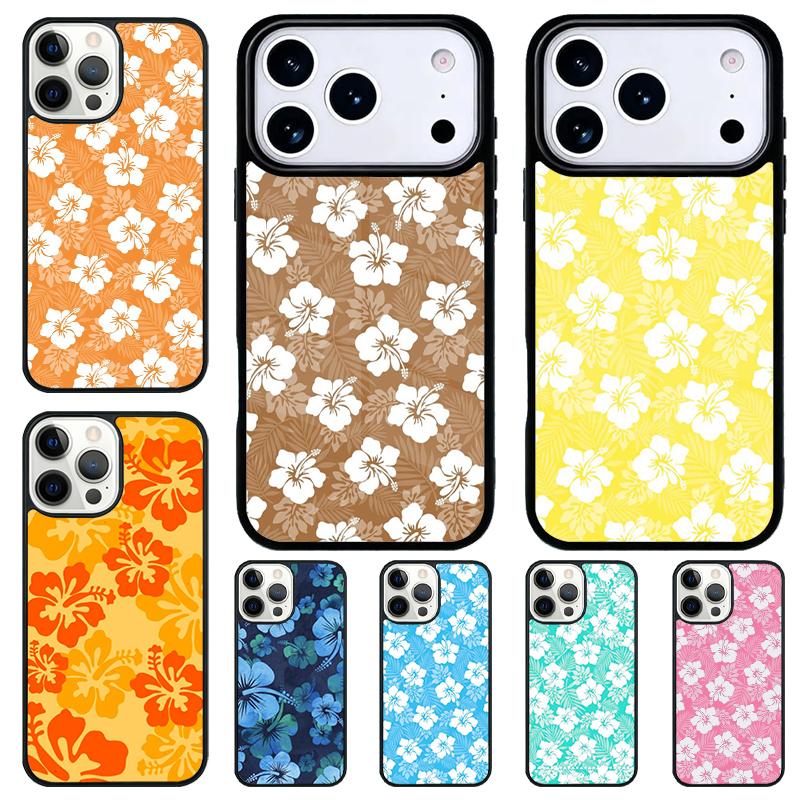 Hawaiian Ornament Phone Case for iPhone 17 Air 16 15 11 12 14 13 Pro Max Shockproof Cover