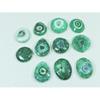 156Cts. Dyed Gree Solar Cab Mix Cabochon Loose Gemstone 11 Pcs Lot C-3808