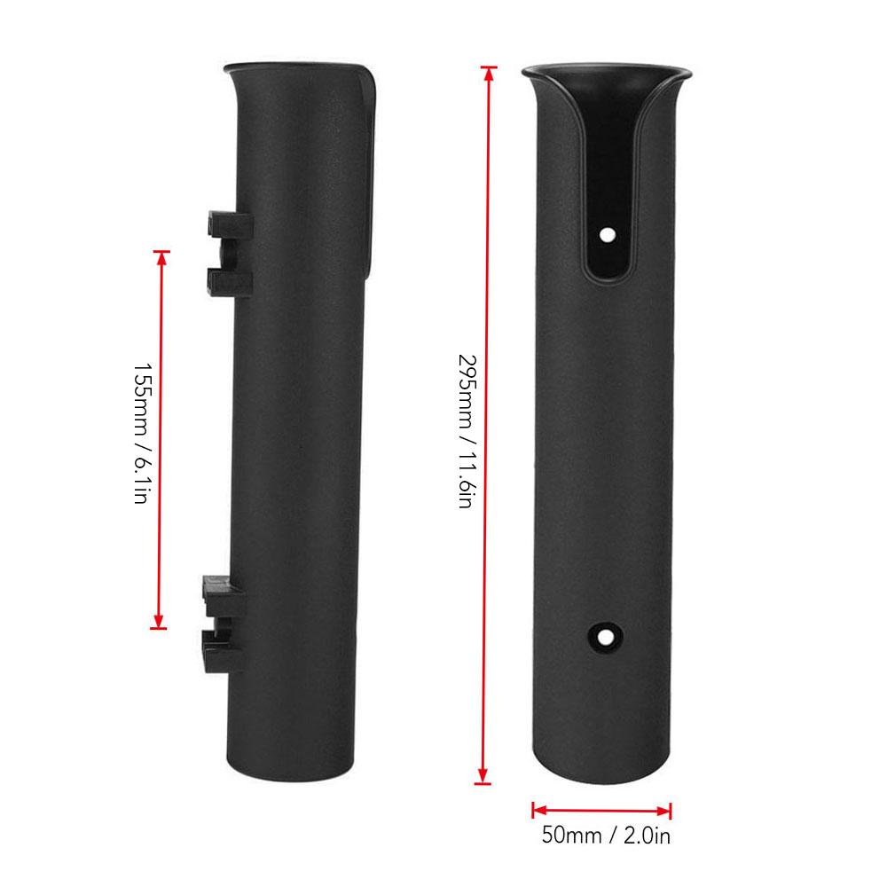 2PCS Fishing Rod Holder Fishing Pole Racks Fishing Rod Stand Off Tube Rod Pole Holder Bracket Support