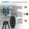 Yofidra 16 Lines 4D Laser Level Automatic 360 Horizontal Vertical Self-leveling Ultra Powerful Green Beam For 18V Battery