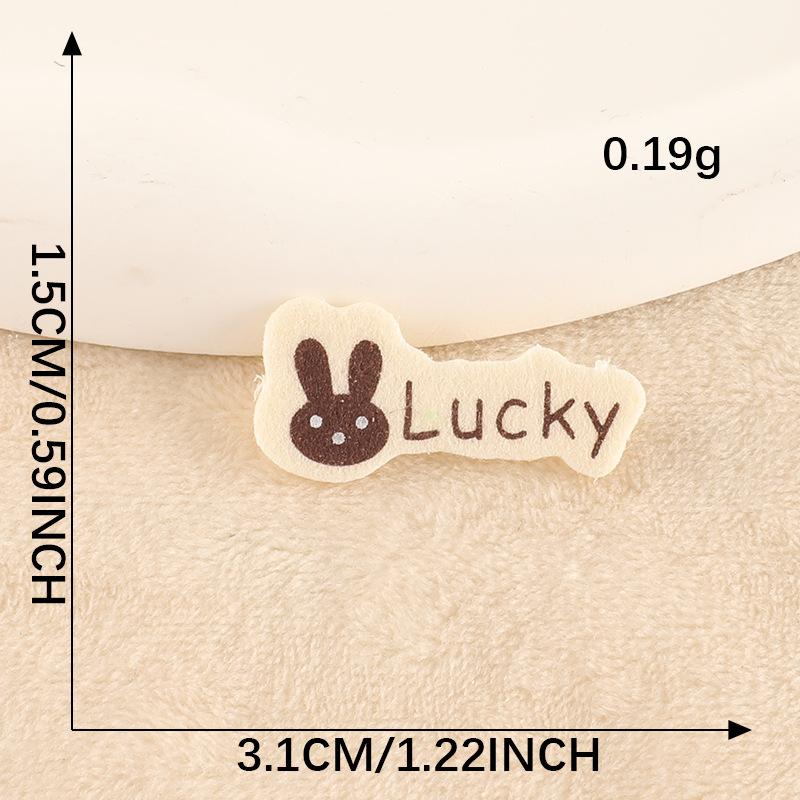 Printed Trademark Clothing Accessories DIY Patch Shoes and Hats Luggage Accessories English Letters Leather Label Cloth Label Cloth Sticker