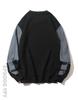 2025 Men's Crew Neck Sweatshirt - Korean Style, Loose Fit, Long Sleeve for Spring & Autumn