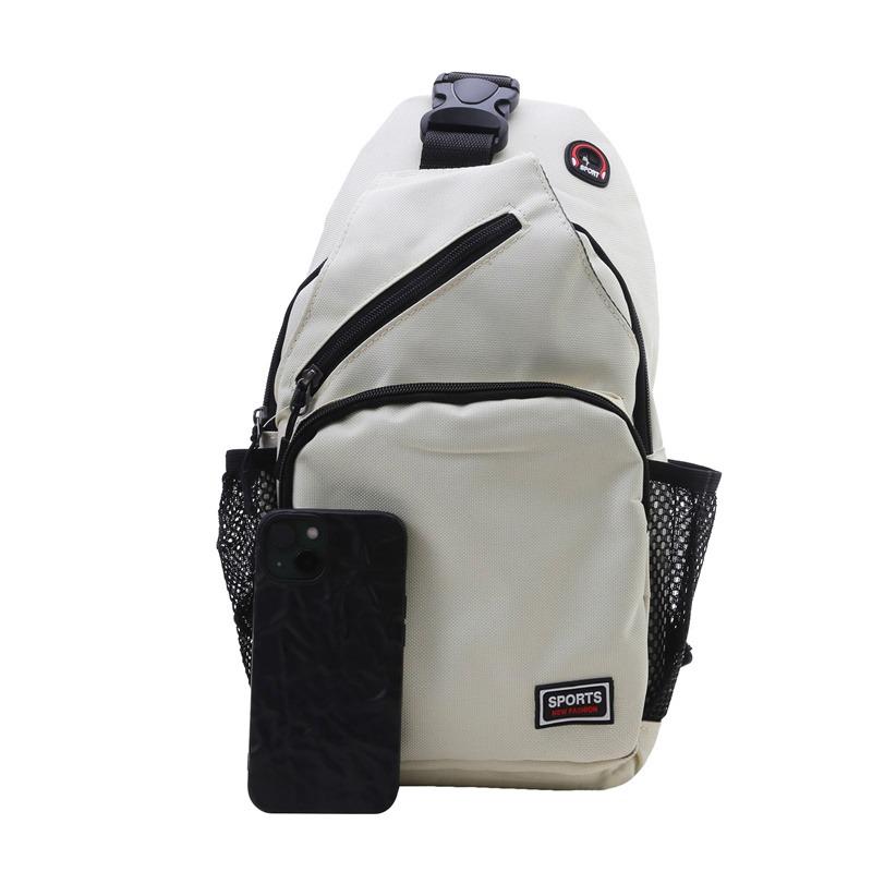 Lightweight Unisex Casual Travel Daypacks Multifunctional Shoulder Crossbody Bag Fashion Simple Sling Chest Bag