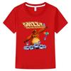 Grizzy and The Lemmings Children's T-Shirt 100% Cotton Graphic Short Sleeve Kids 3-12Y Funny Boys Cute Girls O-Neck Summer Tops  Anime T-shirt