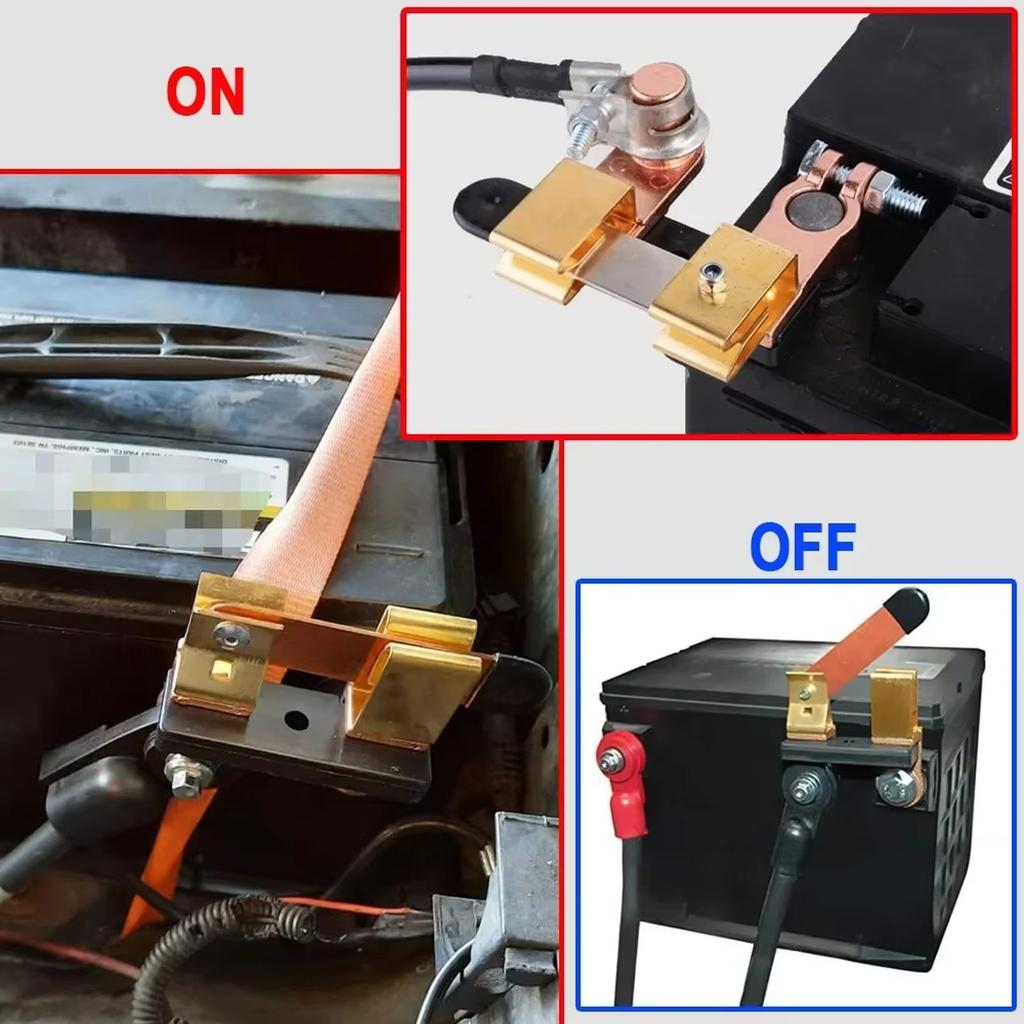 Side Post Knife Master Top Post Power Cutoff 12V 24V Battery Disconnect Isolator for Car