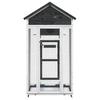 Vidaxl Bird Cage, Grey, 91.5X53X170 Cm, Solid Pine Wood