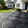 Waterproof Interlocking Deck Tiles, Patio Floor Decking Tiles for Garden Lawn Porch Poolside Balcony Backyard Landscape Decoration