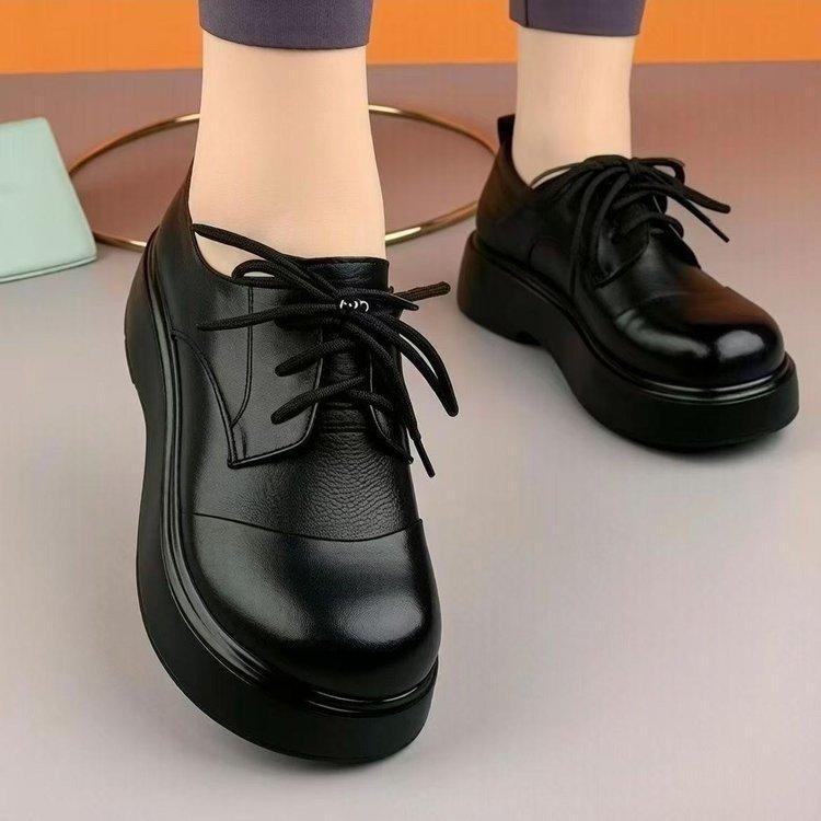 Anti-slip Casual Shoes - New Style Round-toe Thick-soled Women's Shoes