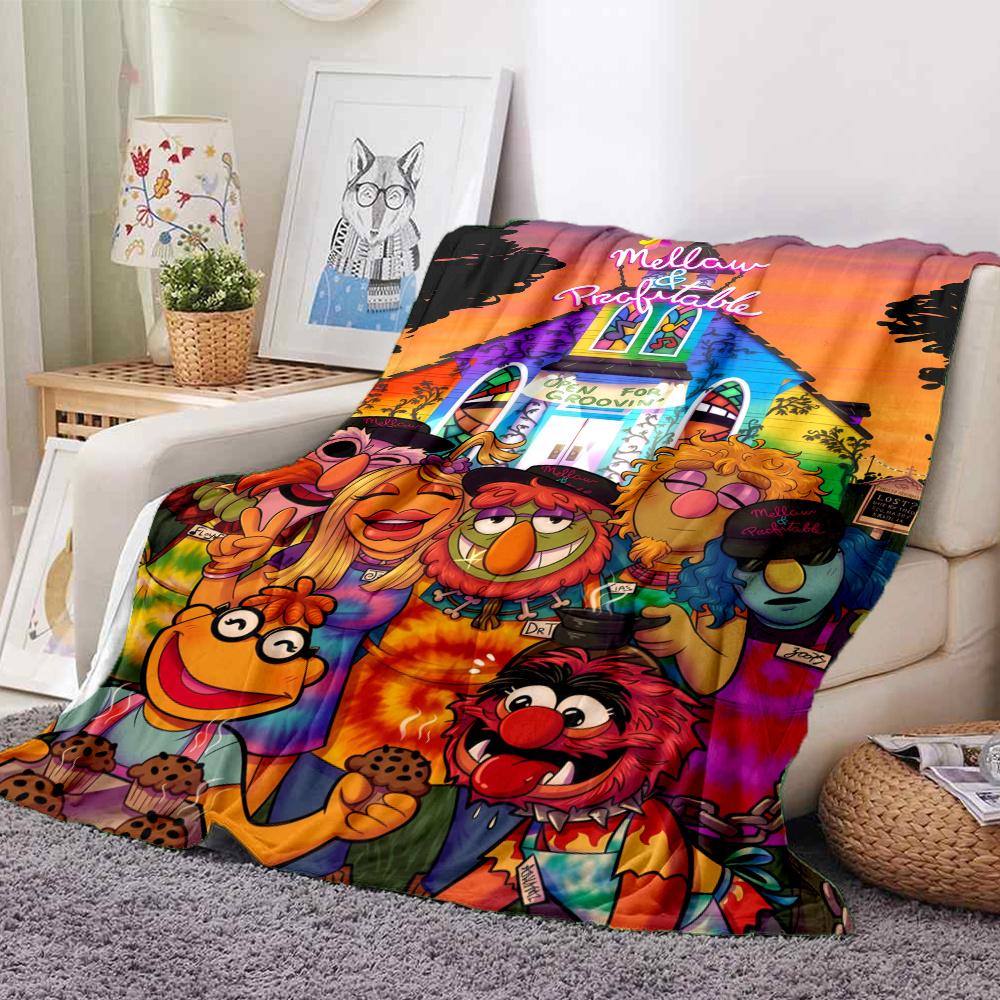 Muppets Blanket, High quality Comfortable for All Seasons, Home Decor, Warmth and Comfort