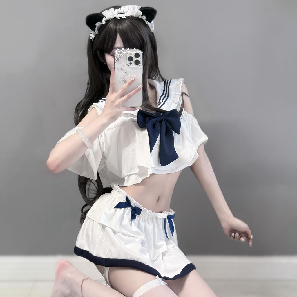 Sex Maid Cosplay Lingerie Sexy Nurse Stewardess Maid Three Points Secretary Student Sailor Uniform Sexy Costume Exotic Apparel