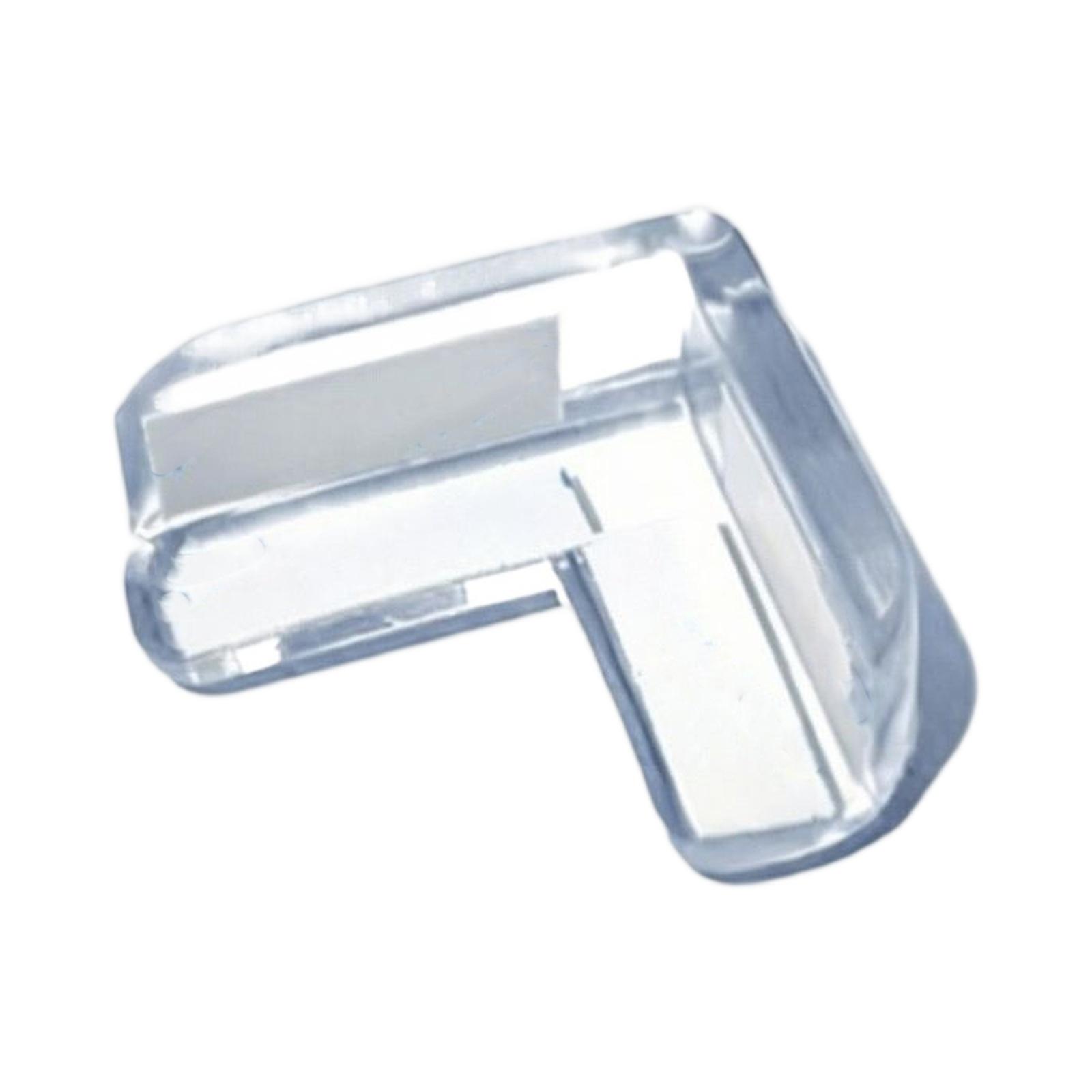 

Silicone Transparent Corner Sticker Table Corner -Collision Strip 10PCS білий