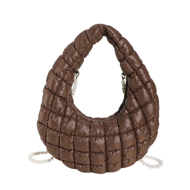 

Stylish And Lightweight Cloud Pleated Cotton Crossbody Bag With Large Capacity