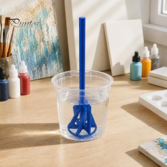 Epoxy Resin Mixer 6 Inch Paint Stirrer for Drill, 3D Printed Attachment, Drill Powered Hex Shaft Mixing Stirring Rod Resin, Epoxy, Silicone