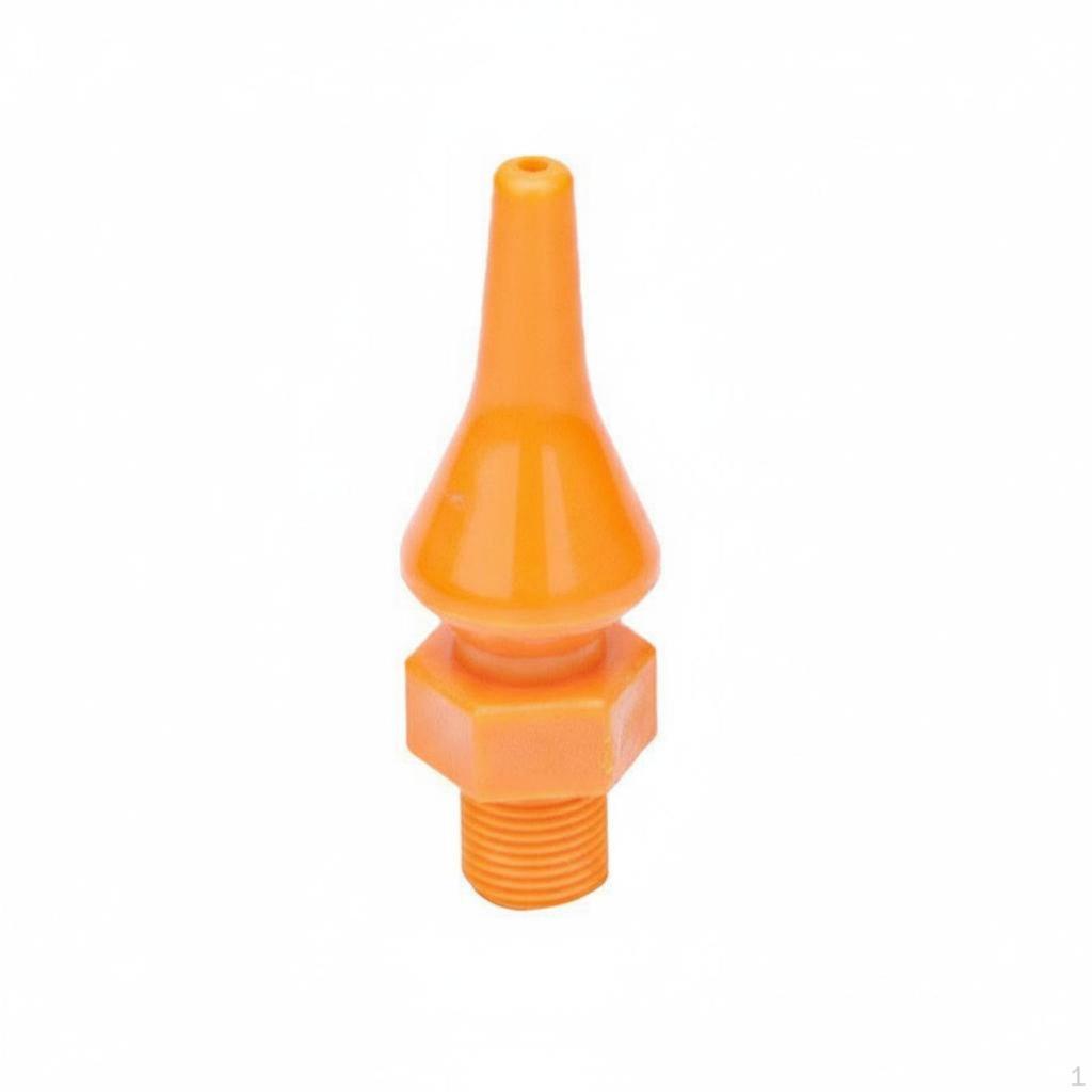 Lightweight Flat Head Water Jet Nozzle for Assembly Line, Machine Tool, Workshop 1/8 12MM