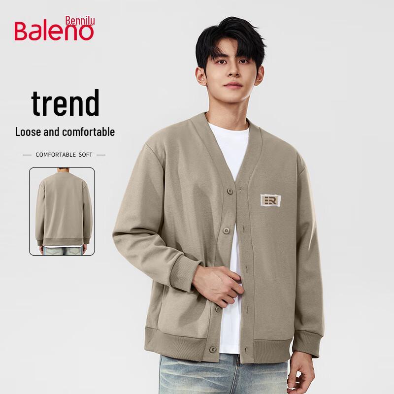 Baleno Loose Fit V-Neck Cardigan Jacket