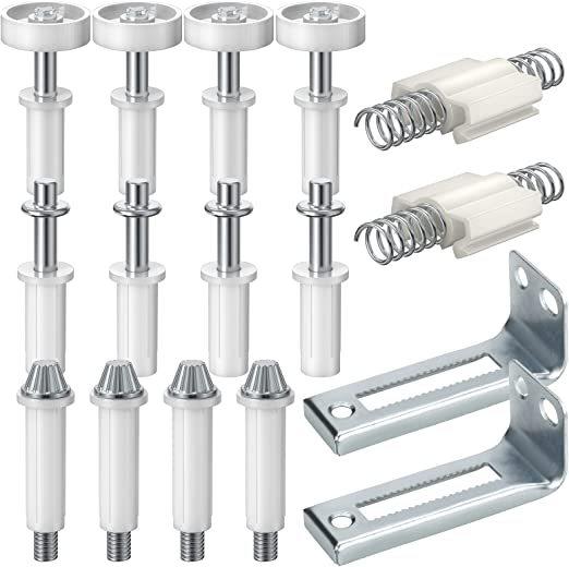 Bifold Door Top Guide Wheels Plastic For Closets Pantries Laundry Rooms Stainless Steel Bifold Door Top Pivot Hinge Suite