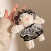 Cute Design Plush Rabbit Doll Pendant Fluffy Rabbit Plush Ornament  Girl'S Gift