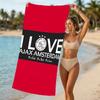 Beach Towel with AFC Ajax Pattern - soft,absorbent,machine washable Lightweight&Modern,swimming,Travel Essentials