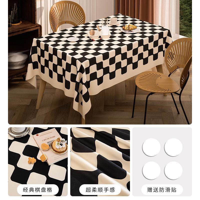 

Rectangular Checkerboard Table Cloth, Student Dormitory Learning Tablecloth, Home Study Desk, Writing Pad, Small Fresh 80x120cm
