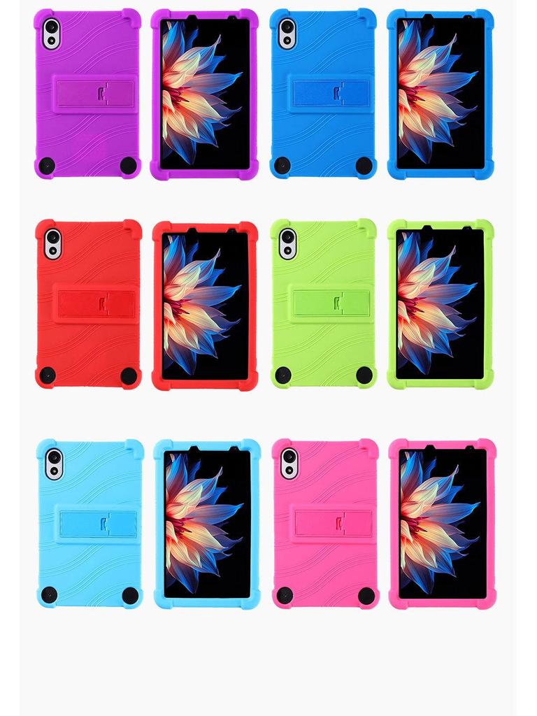TechLife Pad Lite 8 İnç Sıvı Silikon Düşmeye Karşı Korumalı Standlı Kılıf