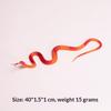 Lifelike 40cm Realistic Python Rubber Fake Snake Scary Prop for Halloween Celebration Garden Bird Repellent