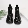 Girls Autumn/Winter Fashion New Round Toe Soft/Cute Thick-soled Zipper Cute Short Boots Baby Light and Elegant Thick-soled Boots