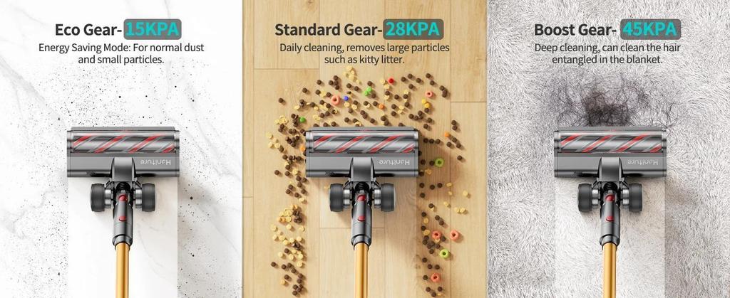 New X7 Convenient Vacuum Cleaner Cordless Handheld 48KPA Strong suction 550W Motor Smart Home Cleaning Vacuum Cleaner LED Touch Screen