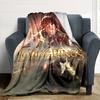 1pc Lord of the Rings Fellowship Flannel Blanket - Soft Warm Throw for Home, Office, TravelL1365