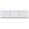 TV Cabinet with LED Lighting White 140 x 34 x 40 cm Engineered Wood