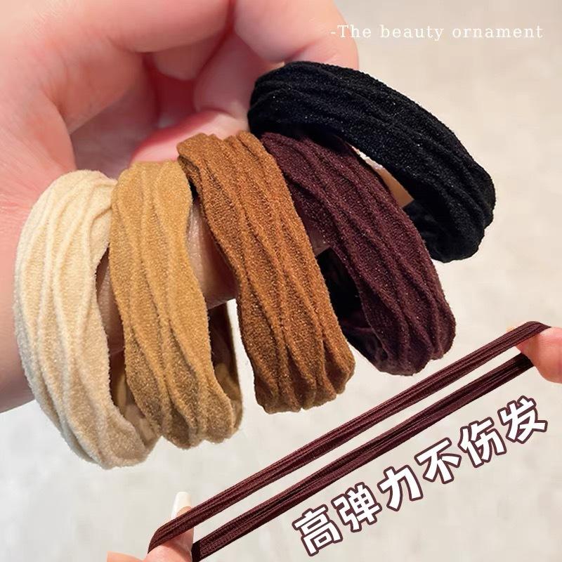 High Ponytail Hair Ties For Women, Premium High Elastic Durable Hair Ropes Fashion Daily Hair Accessories